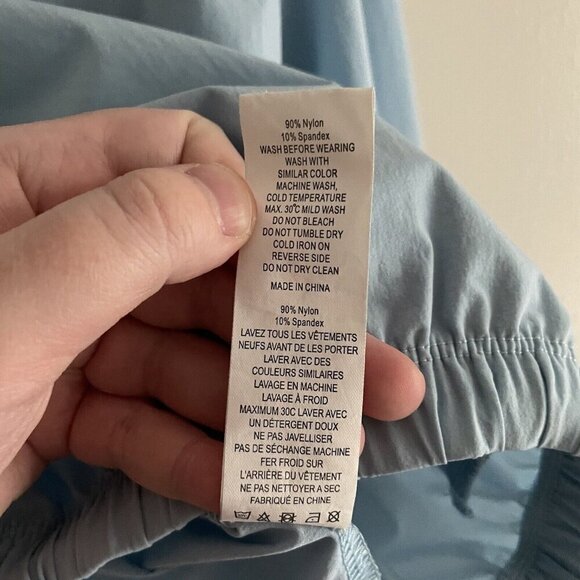 Zyia Active Women L Light Blue Sky Felicity 1/4 Zip Pockets Windbreaker Jacket - Picture 8 of 10